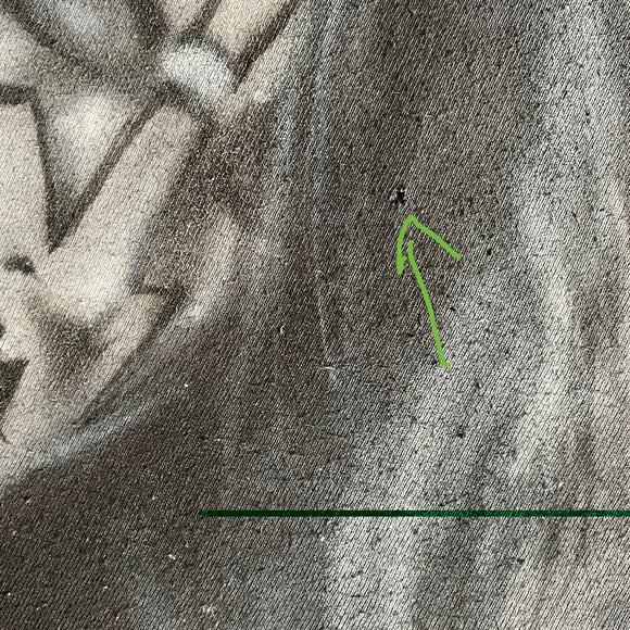 Ace Frehley Kiss Vintage Airbrush T-shirt XL Black White Hanes XL Both Sides SS - Picture 8 of 14